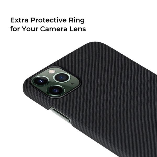 Pitaka Aramid Air Case for iPhone 11 Pro Max - Black/Grey Twill