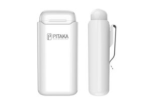 Pitaka AirPodPal Ceramic Case for Airpods inbuilt with Power Bank 1200mAh - Essential White