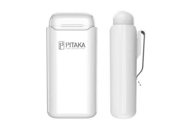 Pitaka AirPodPal Ceramic Case for Airpods inbuilt with Power Bank 1200mAh - Essential White