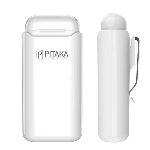 Pitaka AirPodPal Ceramic Case for Airpods inbuilt with Power Bank 1200mAh - Essential White