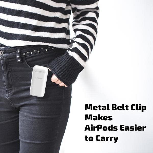 Pitaka AirPodPal Ceramic Case for Airpods inbuilt with Power Bank 1200mAh - Essential White