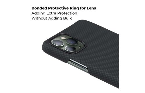 Pitaka Aramid MagEz Case for iPhone 11 Pro - Black/Grey Plain
