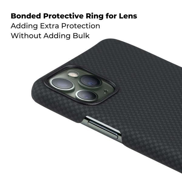 Pitaka Aramid MagEz Case for iPhone 11 Pro - Black/Grey Plain