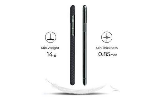 Pitaka Aramid MagEz Case for iPhone 11 Pro - Black/Grey Plain