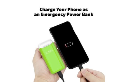 Pitaka AirPodPal Ceramic Case for Airpods inbuilt with Power Bank 1200mAh - Essential Green