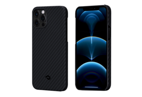 Pitaka Aramid Karbon Fiber MagEz Case for iPhone 12 / 12 Pro - Black/Grey Twill