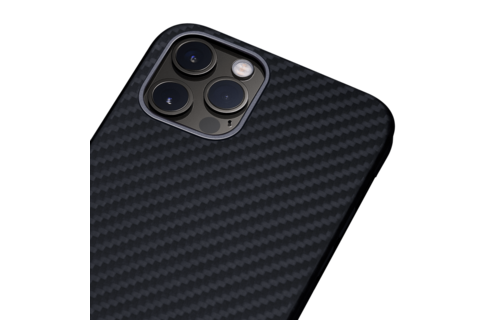 Pitaka Aramid Karbon Fiber MagEz Case for iPhone 12 / 12 Pro - Black/Grey Twill