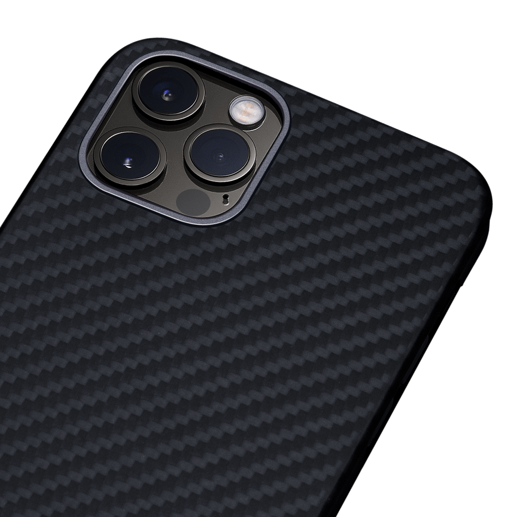 Pitaka Aramid Karbon Fiber MagEz Case for iPhone 12 / 12 Pro - Black/Grey Twill