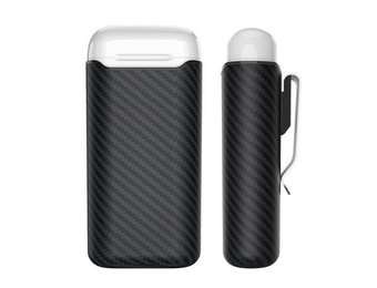 Pitaka AirPodPal Carbon Case for Airpods Inbuilt with Power Bank 1200mAh - Premium