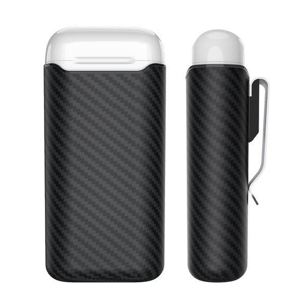 Pitaka AirPodPal Carbon Case for Airpods Inbuilt with Power Bank 1200mAh - Premium