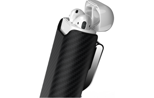 Pitaka AirPodPal Carbon Case for Airpods Inbuilt with Power Bank 1200mAh - Premium