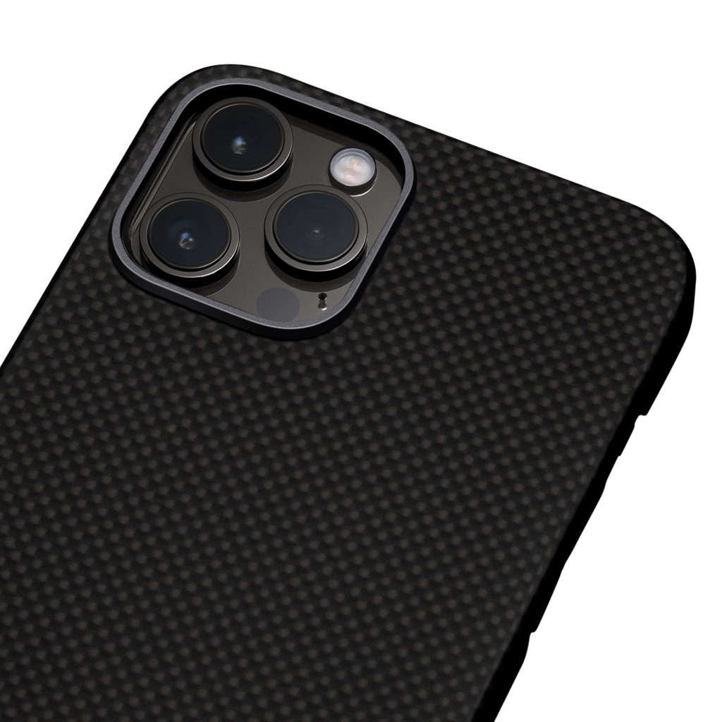 Pitaka Aramid Karbon Fiber MagEz Case for iPhone 12 Pro Max - Black/Grey Plain