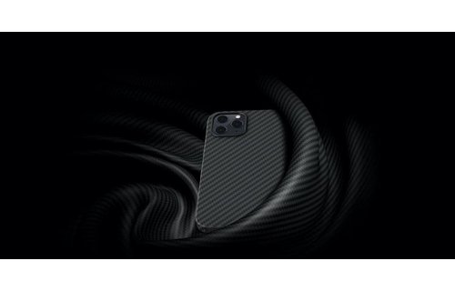 Pitaka Aramid Karbon Fiber MagEz Case for iPhone 12 Pro Max - Black/Grey Plain