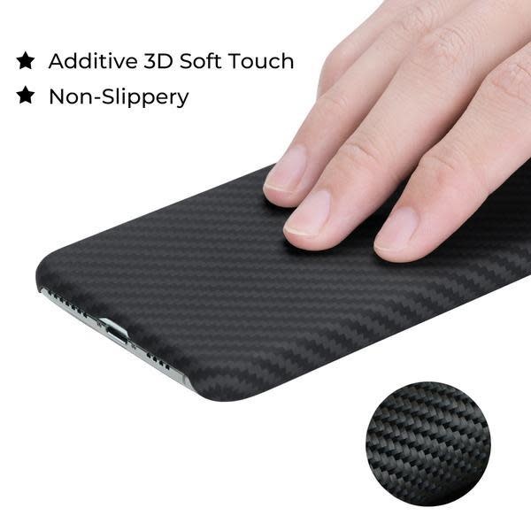 Pitaka Aramid MagEZ Case for iPhone 11 Pro - Black/Grey Twill