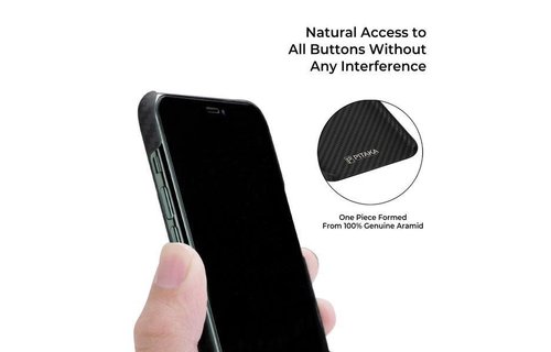 Pitaka Aramid MagEZ Case for iPhone 11 Pro - Black/Grey Twill