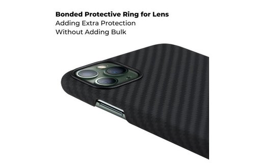 Pitaka Aramid MagEZ Case for iPhone 11 Pro - Black/Grey Twill