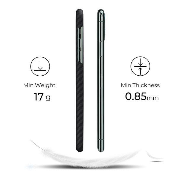 Pitaka Aramid MagEZ Case for iPhone 11 Pro - Black/Grey Twill