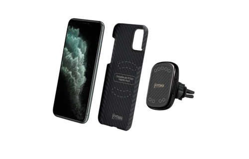 Pitaka Magnetic MagEzMount Qi  Wirelessly Charger - Car Vent