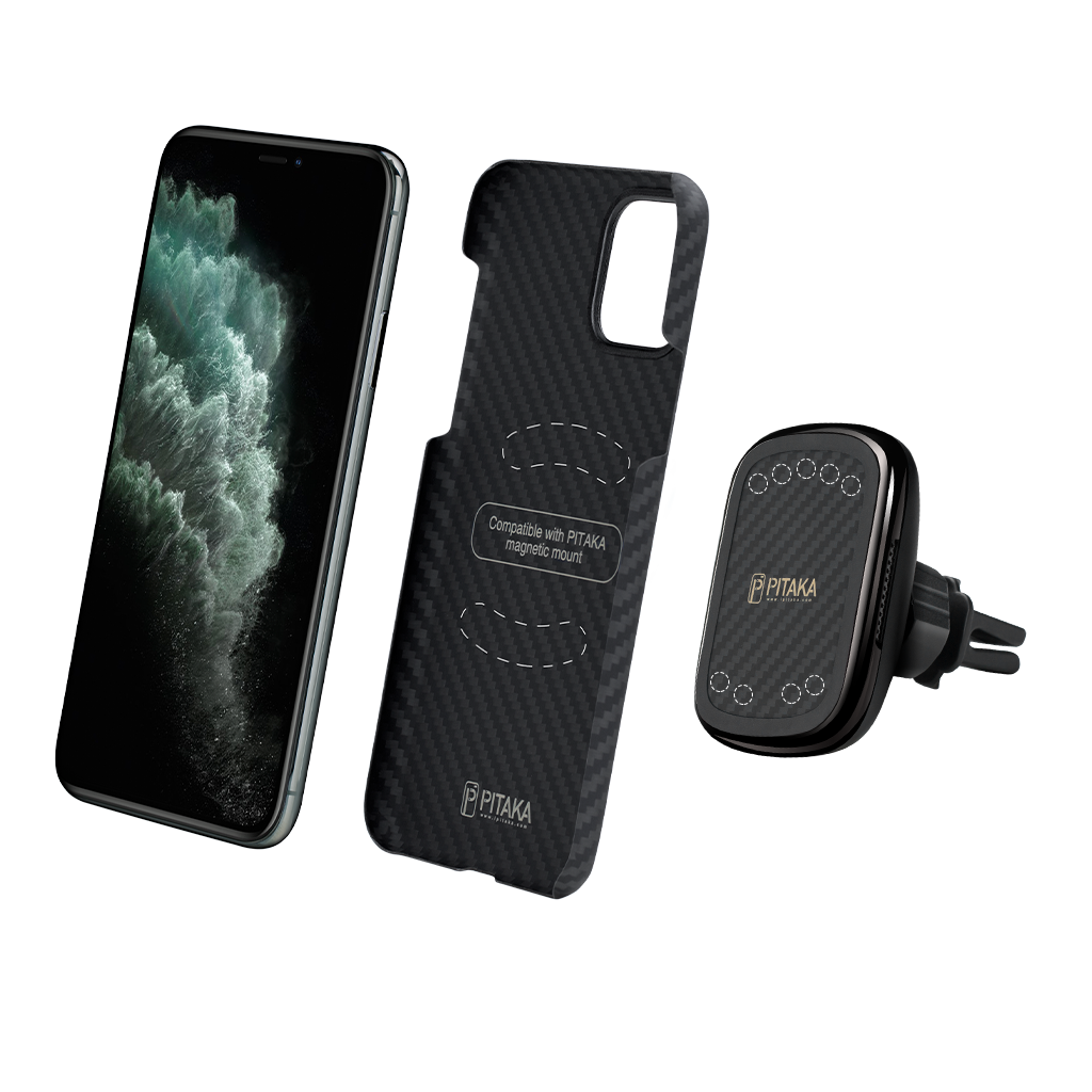 Pitaka Magnetic MagEzMount Qi Wirelessly Charger - Car Vent