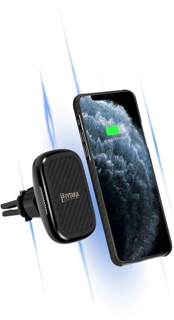 Pitaka Magnetic MagEzMount Qi Wirelessly Charger - Car Vent