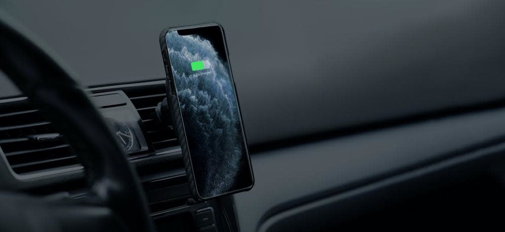 Pitaka Magnetic MagEzMount Qi Wirelessly Charger - Car Vent