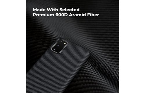 Pitaka Aramid Air Case for Samsung Galaxy S20 - Black/Grey Twill