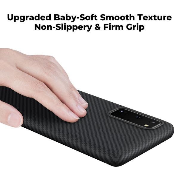 Pitaka Aramid Air Case for Samsung Galaxy S20 - Black/Grey Twill