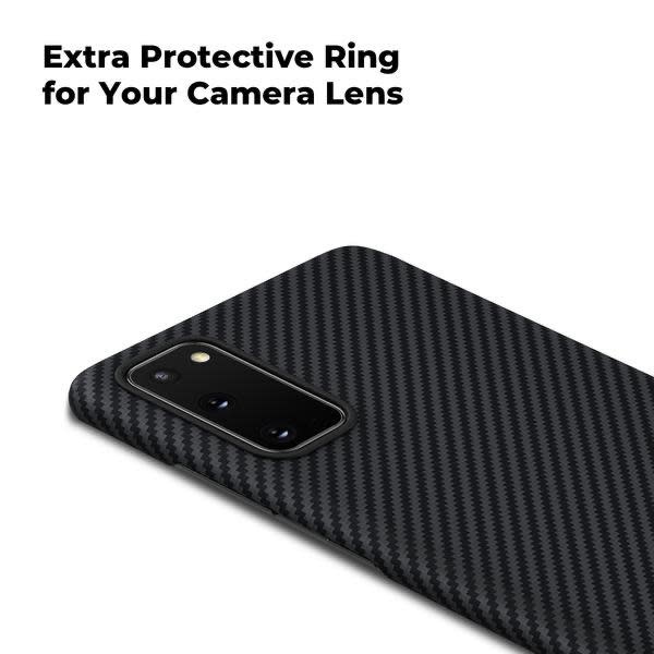 Pitaka Aramid Air Case for Samsung Galaxy S20 - Black/Grey Twill