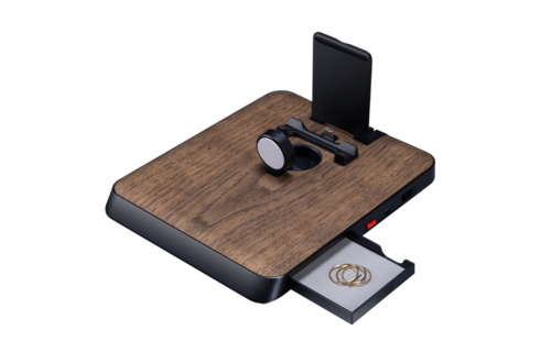 Pitaka Air Omani Lite Ultimate Wireless Charging Satation - Wood Grain