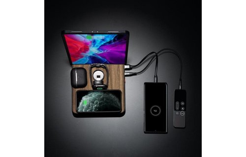 Pitaka Air Omani Lite Ultimate Wireless Charging Satation - Wood Grain