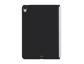 Pitaka Aramid Karbon Fiber MagEZ Case for iPad Air 10.9” / iPad Pro 11” 1st-Gen (fit Smart/MagicKeyboard) - Black/Grey Twill