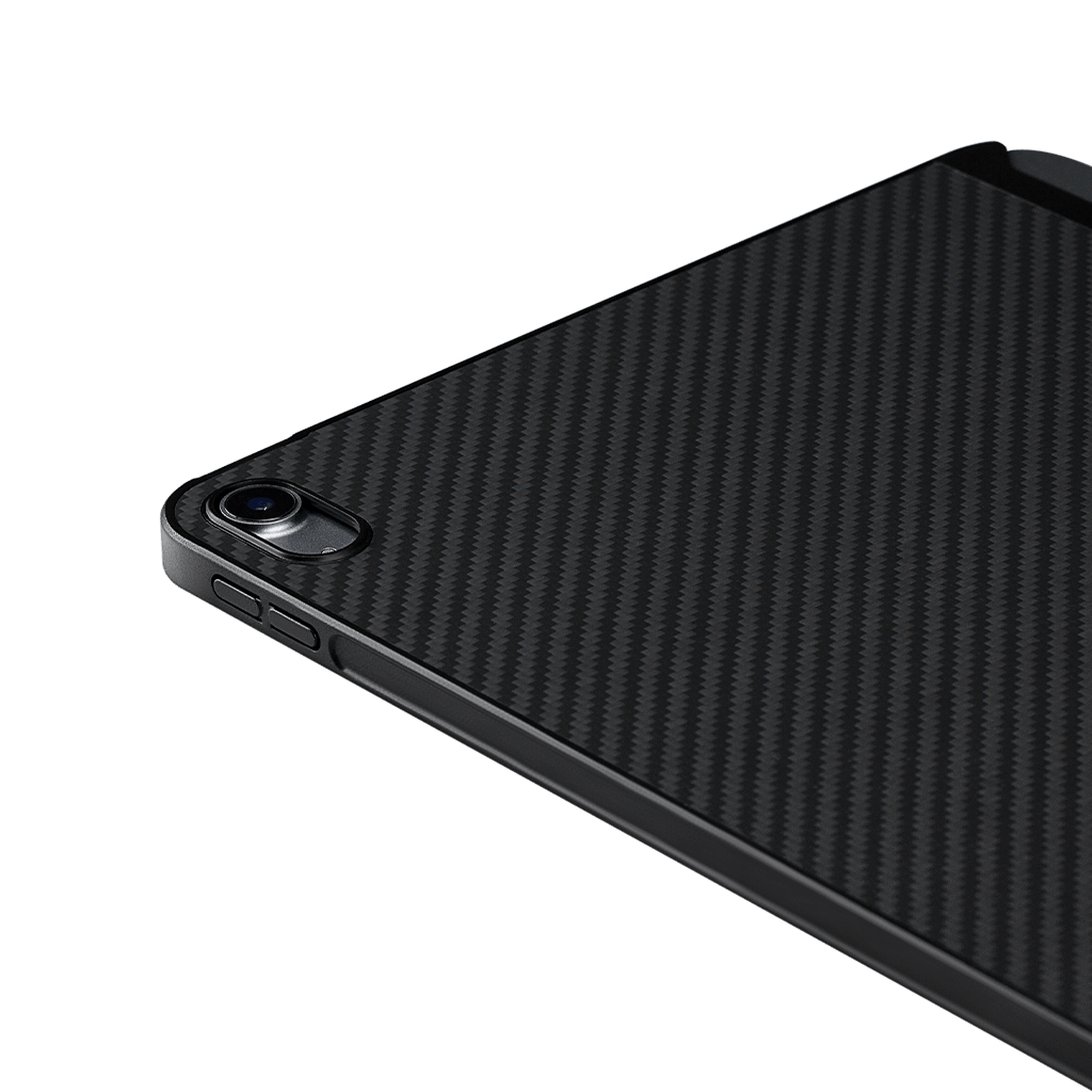 Pitaka Aramid Karbon Fiber MagEZ Case for iPad Air 10.9” / iPad Pro 11” 1st-Gen (fit Smart/MagicKeyboard) - Black/Grey Twill