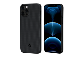 Pitaka Aramid Karbon Fiber MagEz Case for iPhone 12 / 12 Pro - Black/Grey Plain