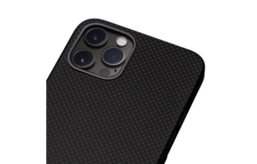 Pitaka Aramid Karbon Fiber MagEz Case for iPhone 12 / 12 Pro - Black/Grey Plain