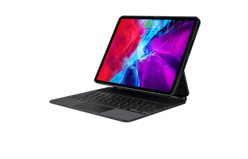 Pitaka Aramid Karbon Fiber MagEZ Case for iPad Pro 12.9” 4th-Gen (fit Smart/MagicKeyboard) - Black/Blue Twill