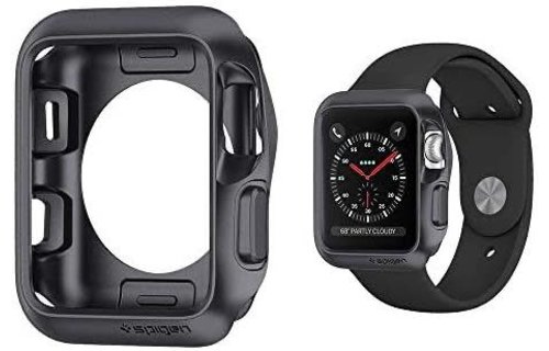 Spigen Slim Armor Case for Apple Watch 42mm  - Space Gray