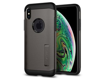Spigen Slim Armor Case for iPhone XS Max - Gunmetal