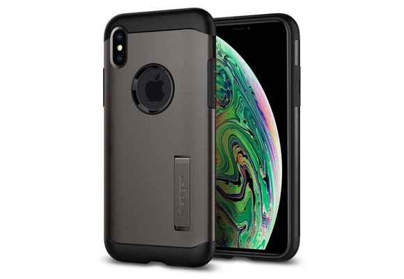 Spigen Slim Armor Case for iPhone XS Max - Gunmetal