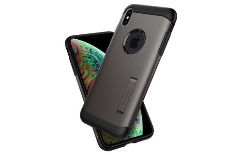 Spigen Slim Armor Case for iPhone XS Max - Gunmetal