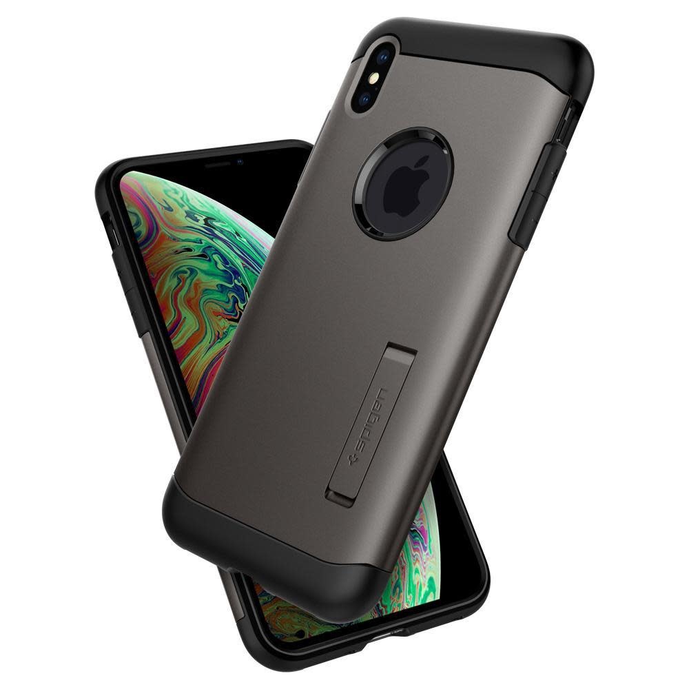 Spigen Slim Armor Case for iPhone XS Max - Gunmetal