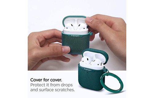 Spigen Urban Fit Case for Apple AirPods 1/2 - Midnight Green