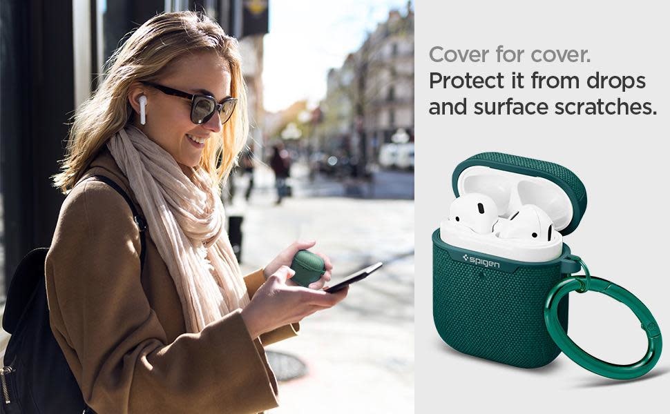 Spigen Urban Fit Case for Apple AirPods 1/2 - Midnight Green