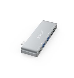 XPOWER XPower HU4PD PD3.0 4 In 1 USB Type-C HUB - Grey