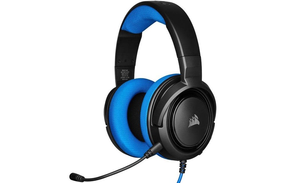 Corsair HS35 Stereo Gaming Headset Playstation - 4 PC - Mobile - Blue