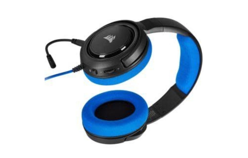 Corsair HS35 Stereo Gaming Headset Playstation - 4 PC - Mobile - Blue