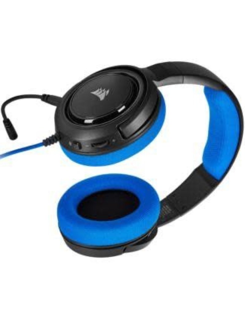 Corsair Corsair HS35 Stereo Gaming Headset Playstation - 4 PC - Mobile - Blue