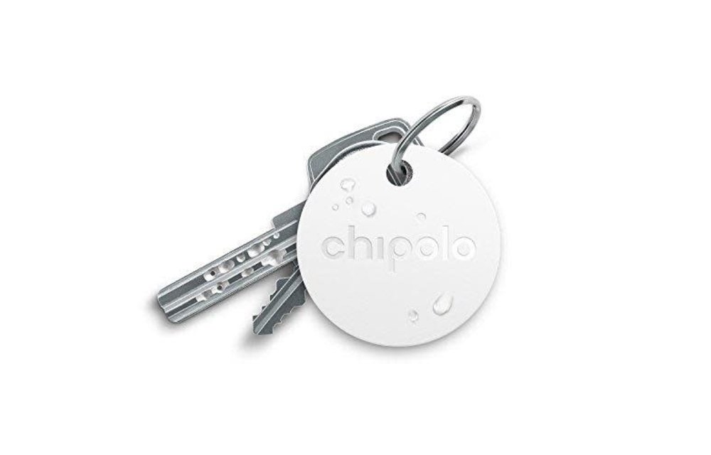 CHIPOLO Plus Smart Keyring Finds+Tracke - Pearl White