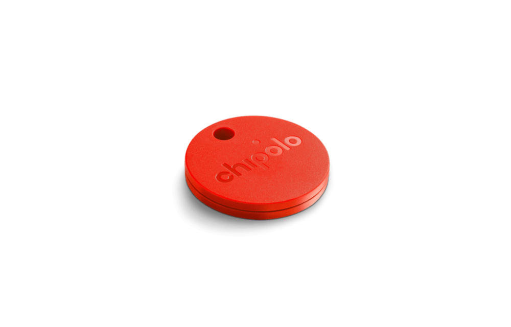 CHIPOLO Plus Smart Keyring Finds+Tracke - Coral Red