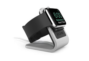 INCIPIO APPLE WATCH 38MM/42MM CHARGING STAND (DOES NOT INCLUDE CHARGING CABLE) - SILVER