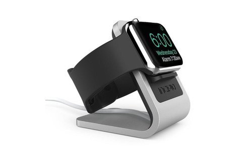 INCIPIO APPLE WATCH 38MM/42MM CHARGING STAND (DOES NOT INCLUDE CHARGING CABLE) - SILVER